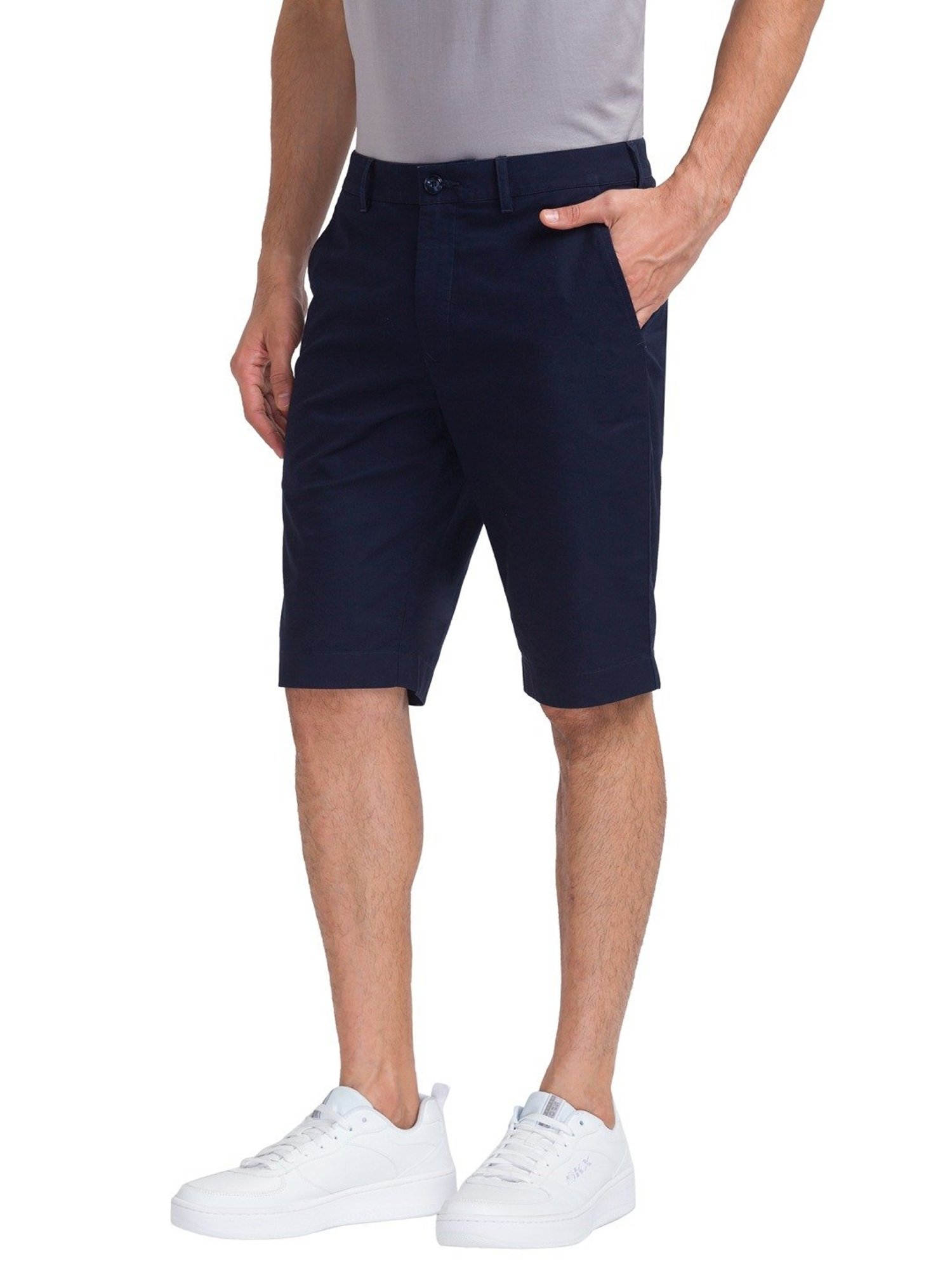ColorPlus Blue Contemporary Fit Shorts
