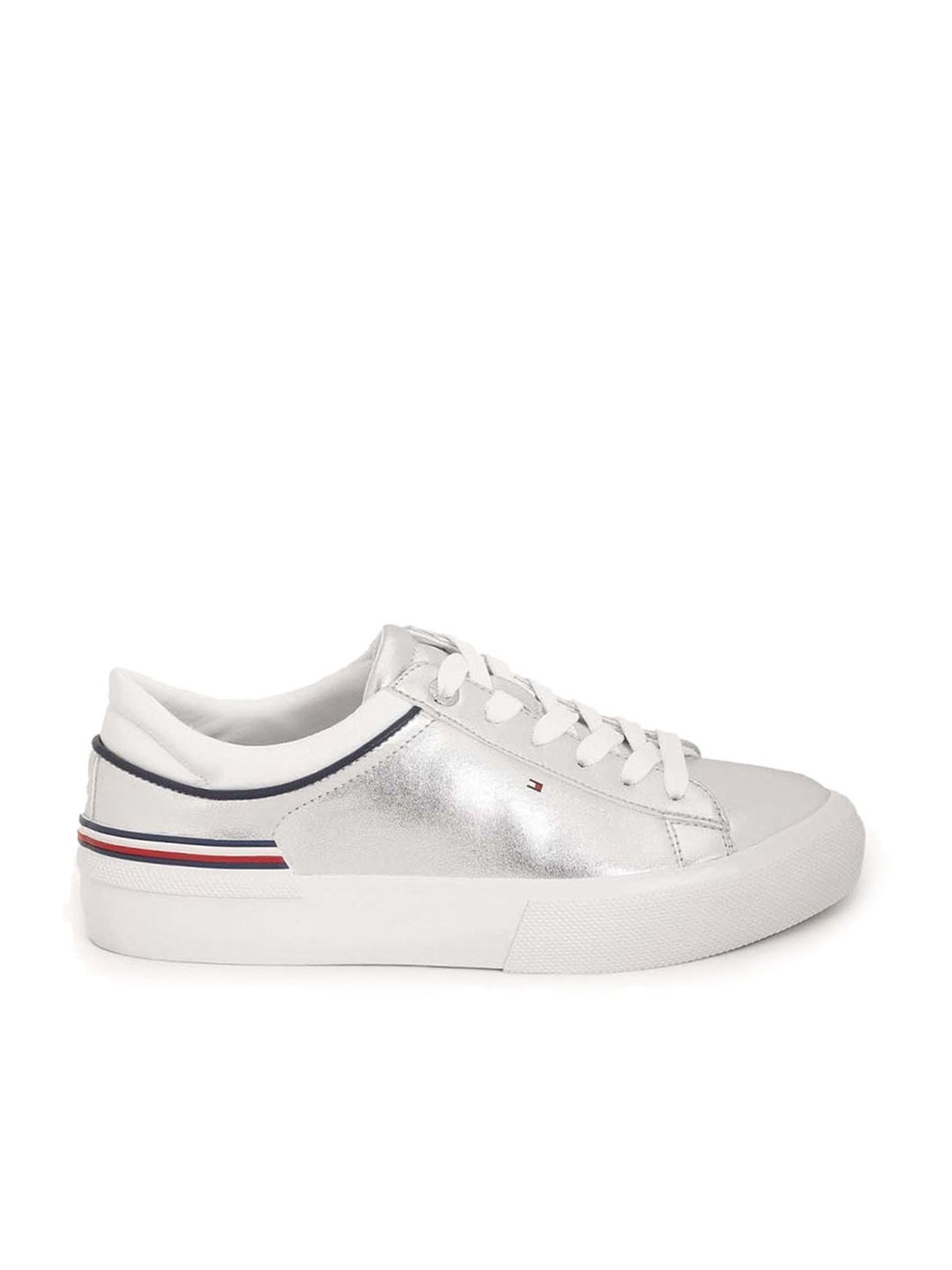 Tommy Hilfiger Women's Silver Casual Sneakers