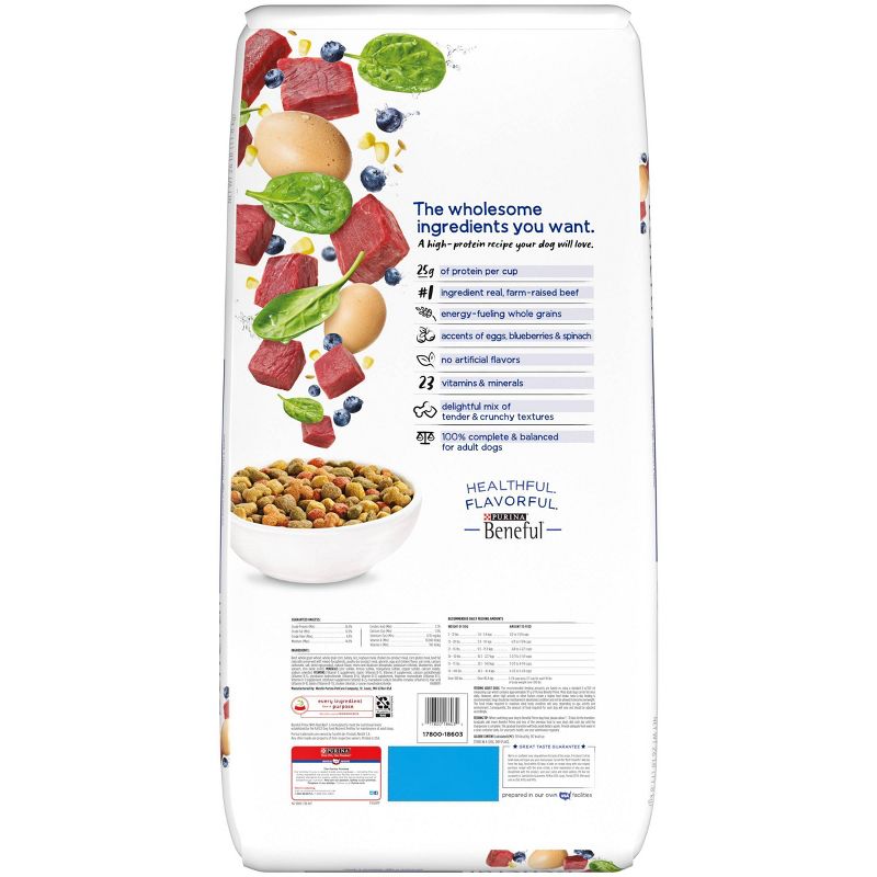 Purina Beneful Prime High Protein with Real Beef Adult Dry Dog Food - 26lbs