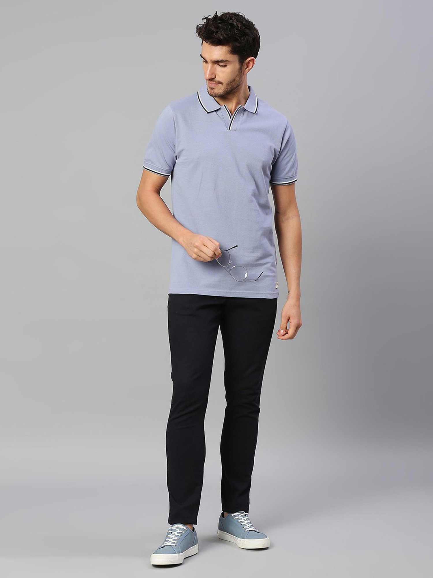 Dennis Lingo Lilac Regular Fit Polo T-Shirt
