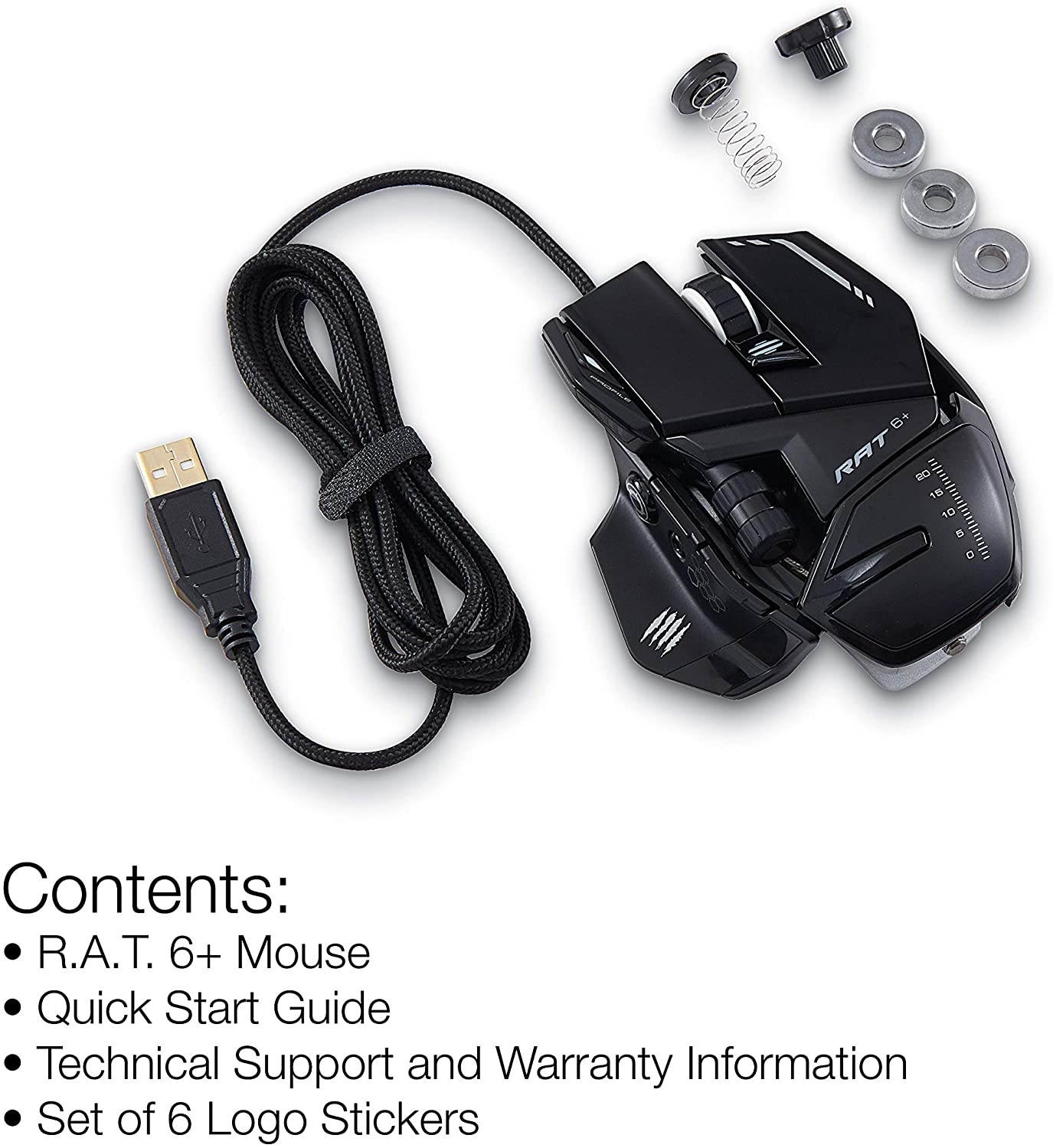 Mad Catz The Authentic R.A.T. 6+ Optical Gaming Mouse