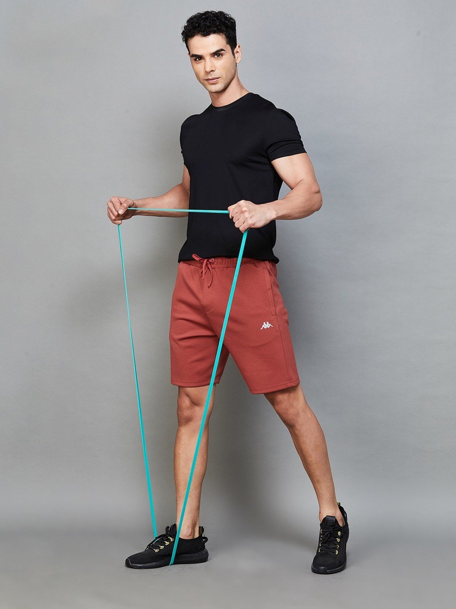 Adidas White Regular Fit Striped Sports Shorts