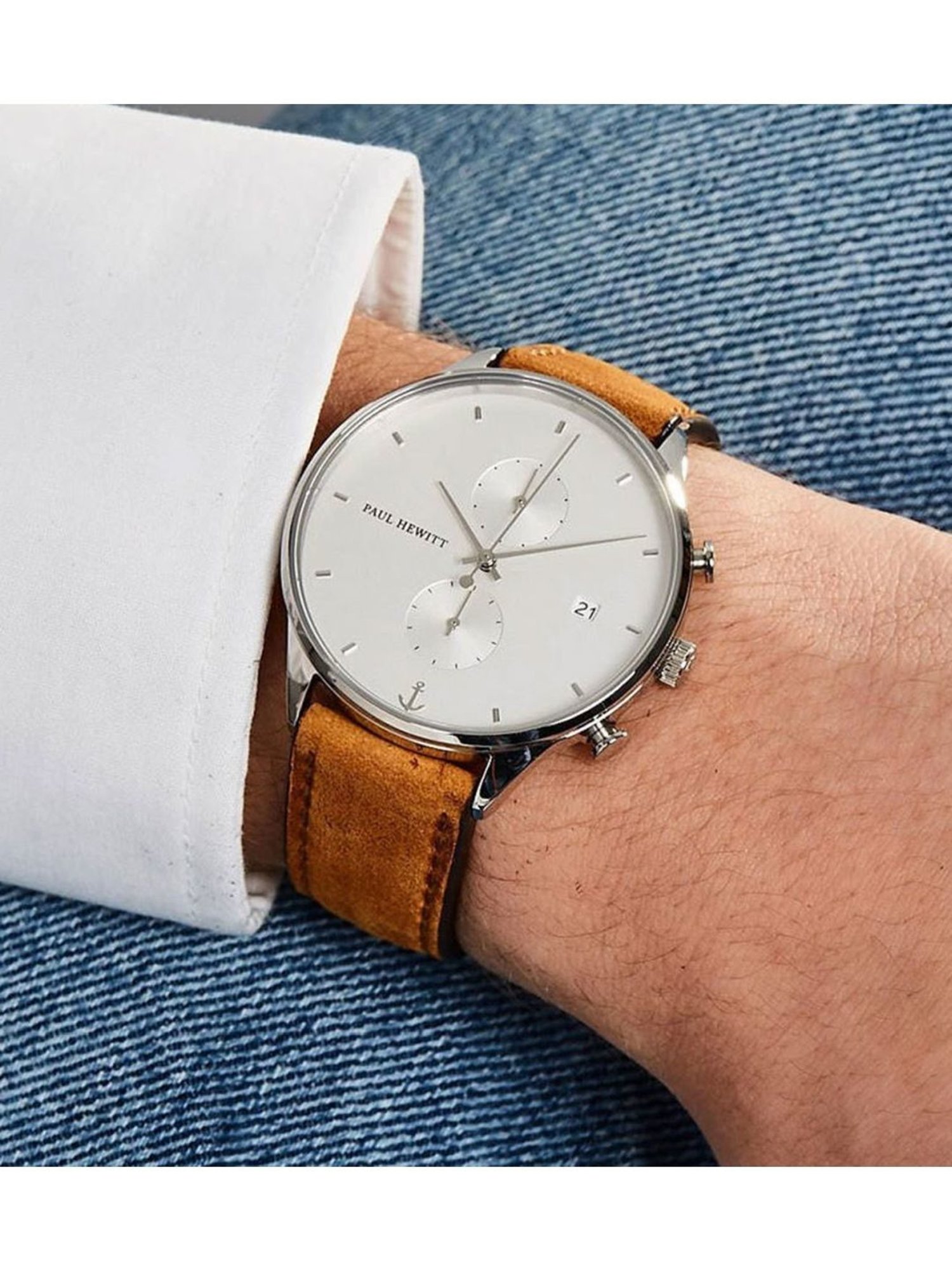 Paul Hewitt PH-C-S-W-49M Chronograph Watch for Men