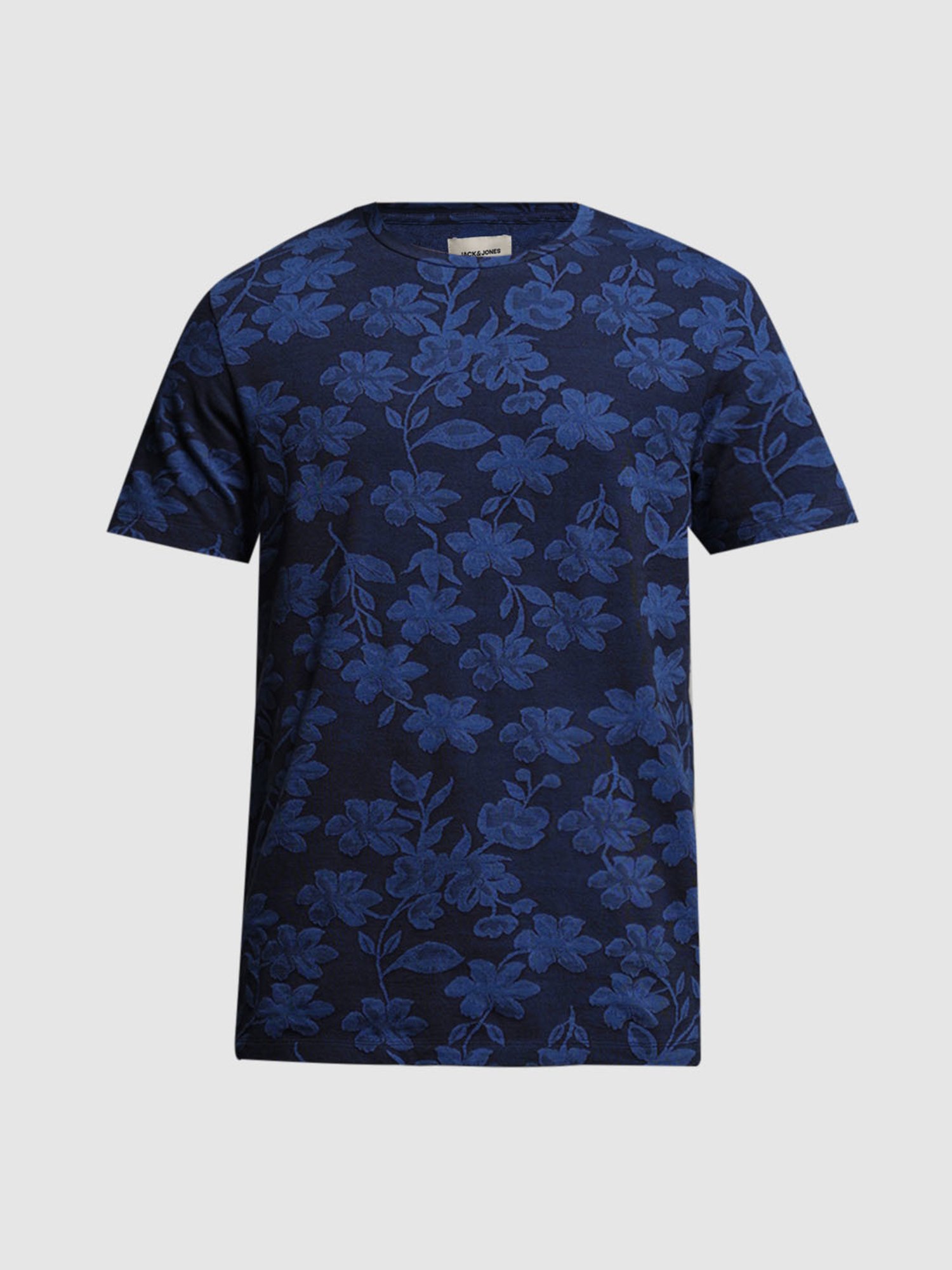 Jack & Jones Outer Space Cotton Slim Floral T-Shirt