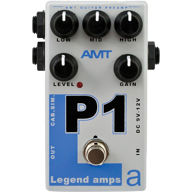 AMT Electronics Legend Amps Series P1 Distortion Guitar Effects Pedal