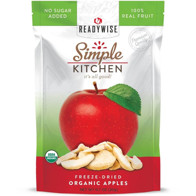 ReadyWise Simple Kitchen Organic Freeze Dried Apple - 6ct Case