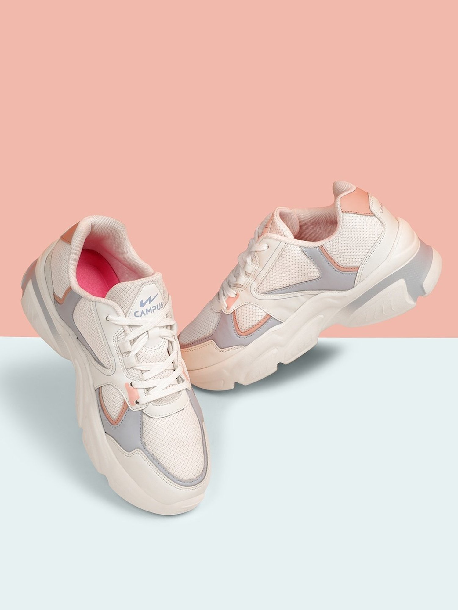 Campus Women's YASMIN Off White Sneakers