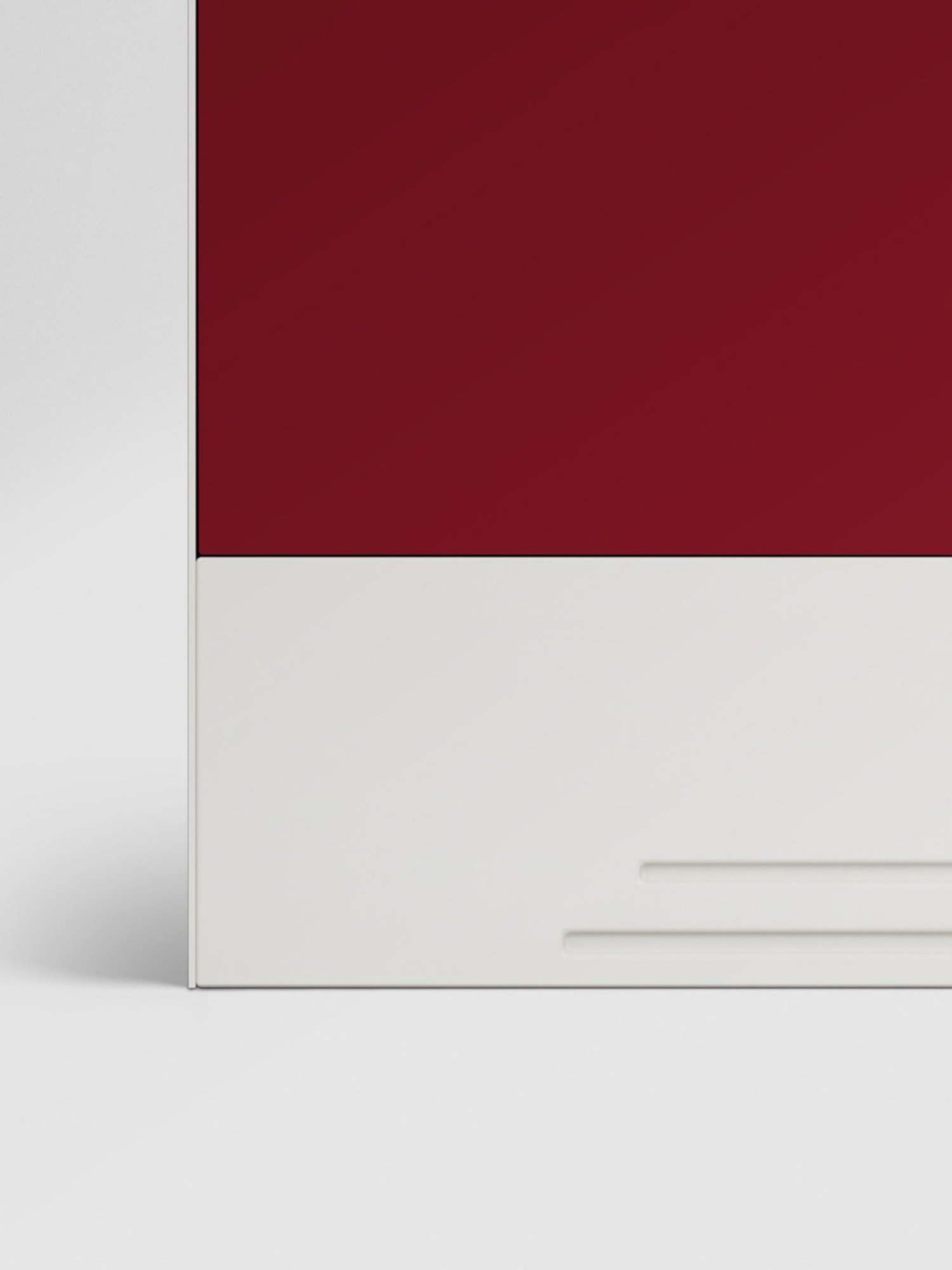 Godrej Interio Slimline 2-Door Steel Almirah, Red (1-Year Warranty)