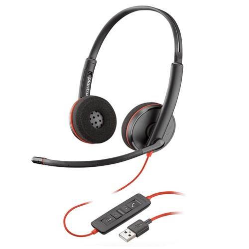 Plantronics Blackwire C3220 Corded UC Headset with USB-A Connectivity