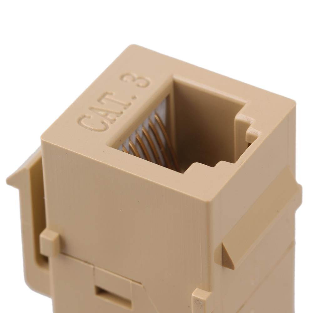 5 x Cat3 RJ45 Ethernet Inline Jack Coupler With Keystone Latch Female to Female