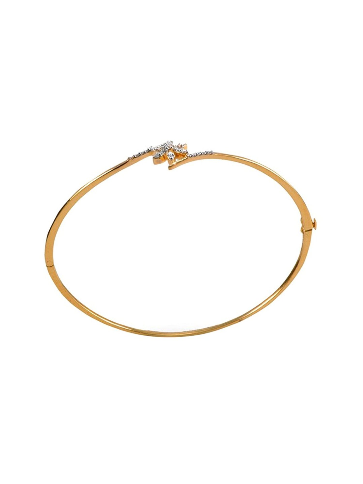 Mia by Tanishq Cupid Charm 14k Gold & Diamond Bracelet for Women