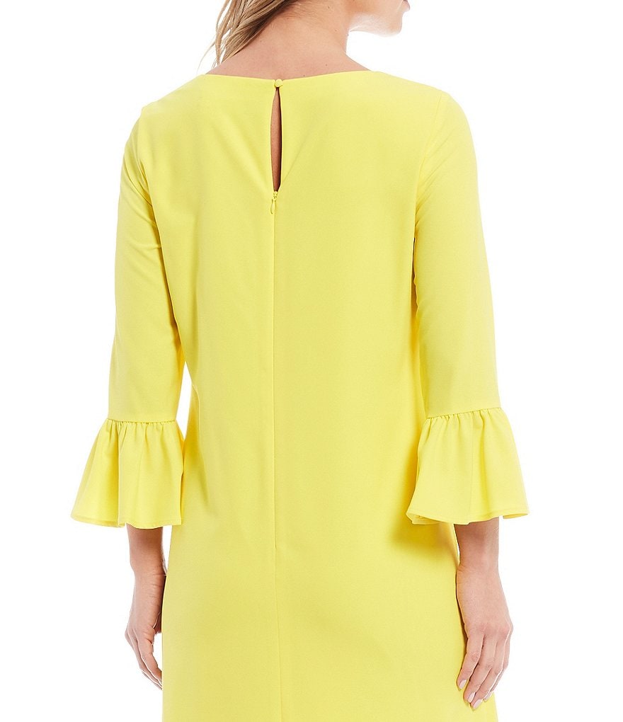 Preston & York Renee Flutter Sleeve Crepe Dress