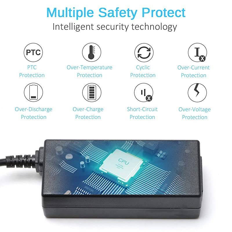 AC Laptop Charger Adapter for Dell Inspiron 13 15 7000 5000 3000 5555 5558 5559 3552 7558 7359 7352 7347 7348 7378 7353 5368 5378XPS 13 9350 9360 9365 3943 9333 9343 9344 Power Supply Cord