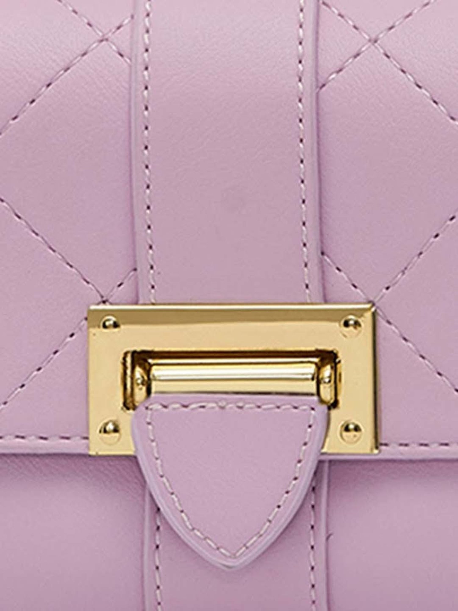 Miraggio Purple Textured Small Sling Handbag