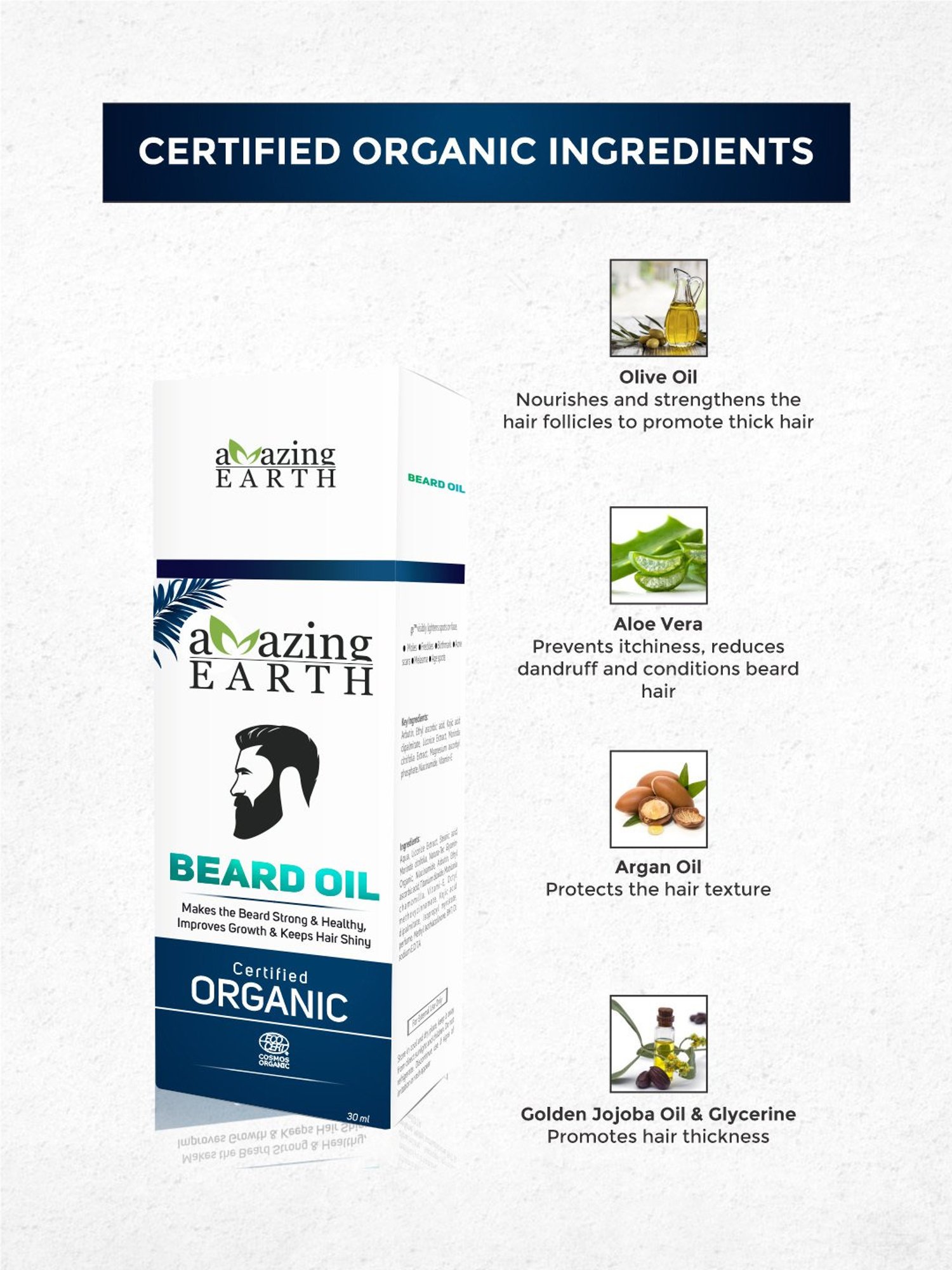 Amazing Earth Beard Oil - 50 gm