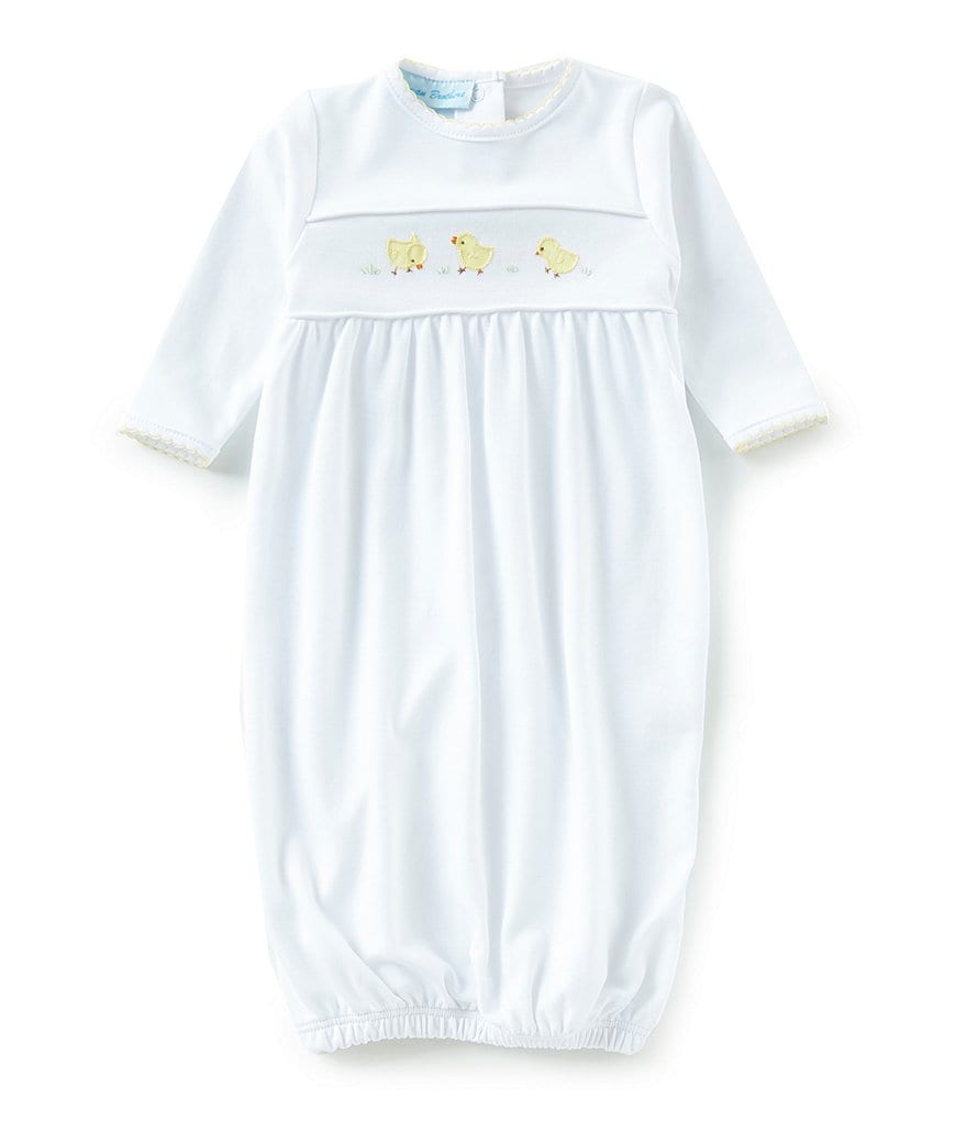 Feltman Brothers Baby Newborn Chick Embroidered Gown