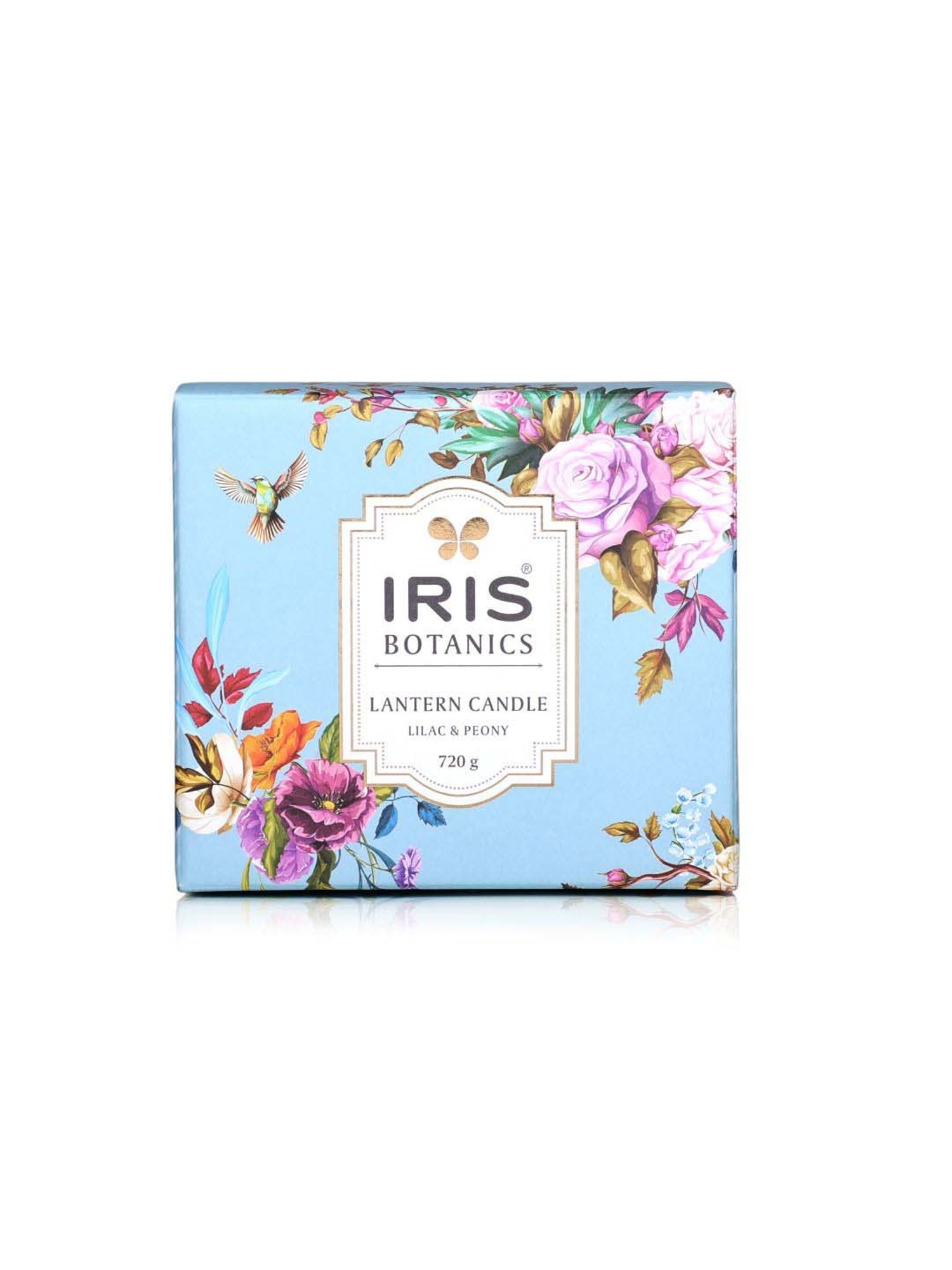IRIS Multicolour Botanics Lilac & Peony Fragrance Lantern Candle