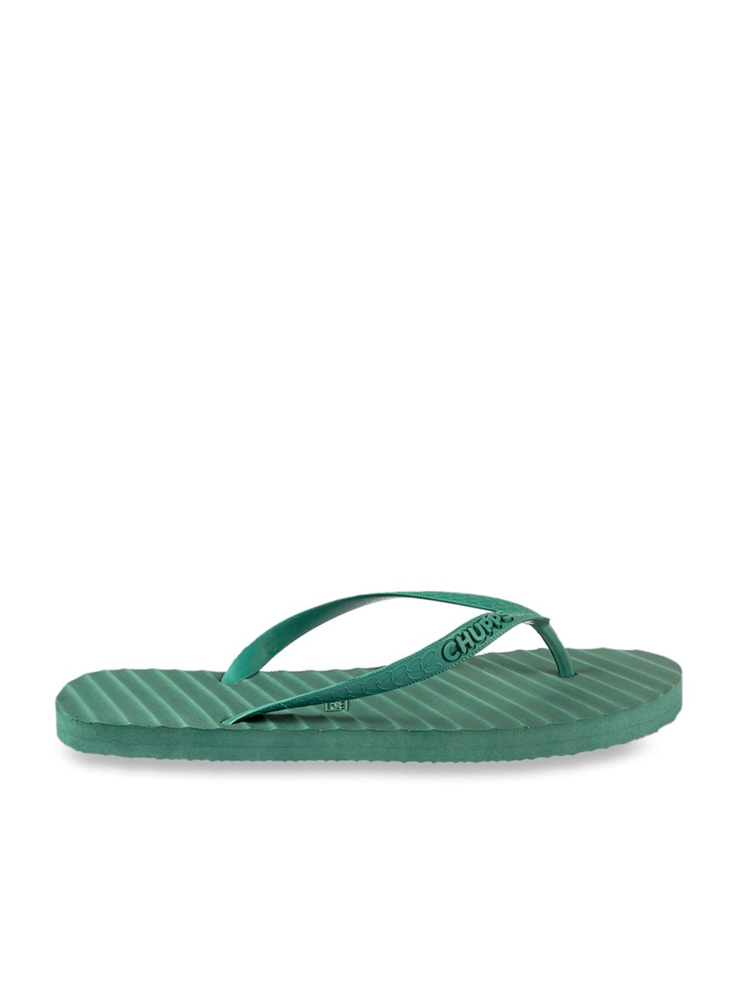 Chupps Women's Green Flip Flops