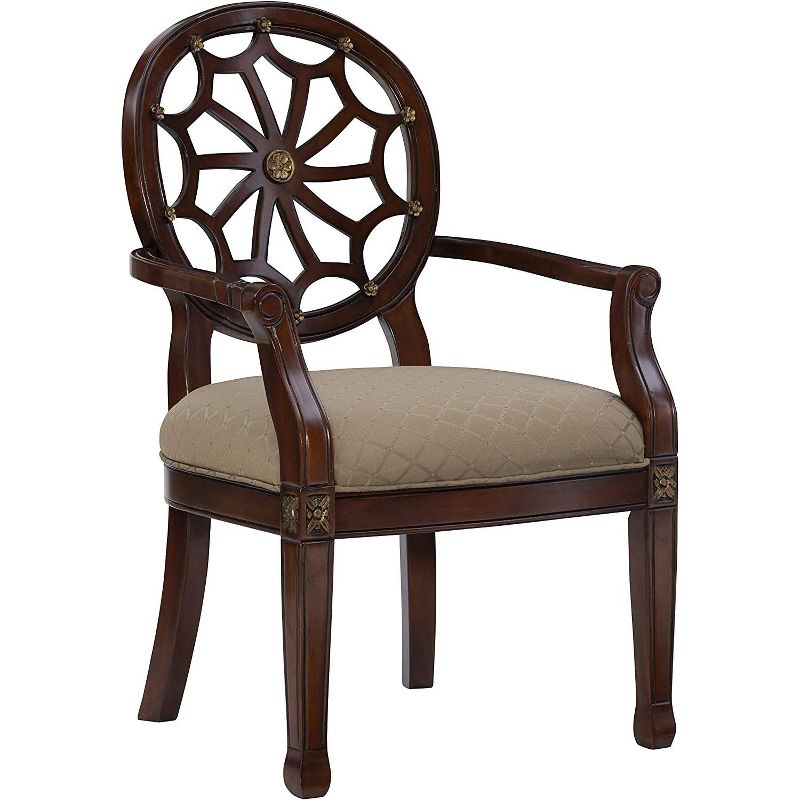 Powell Spider Web Back Accent Chair