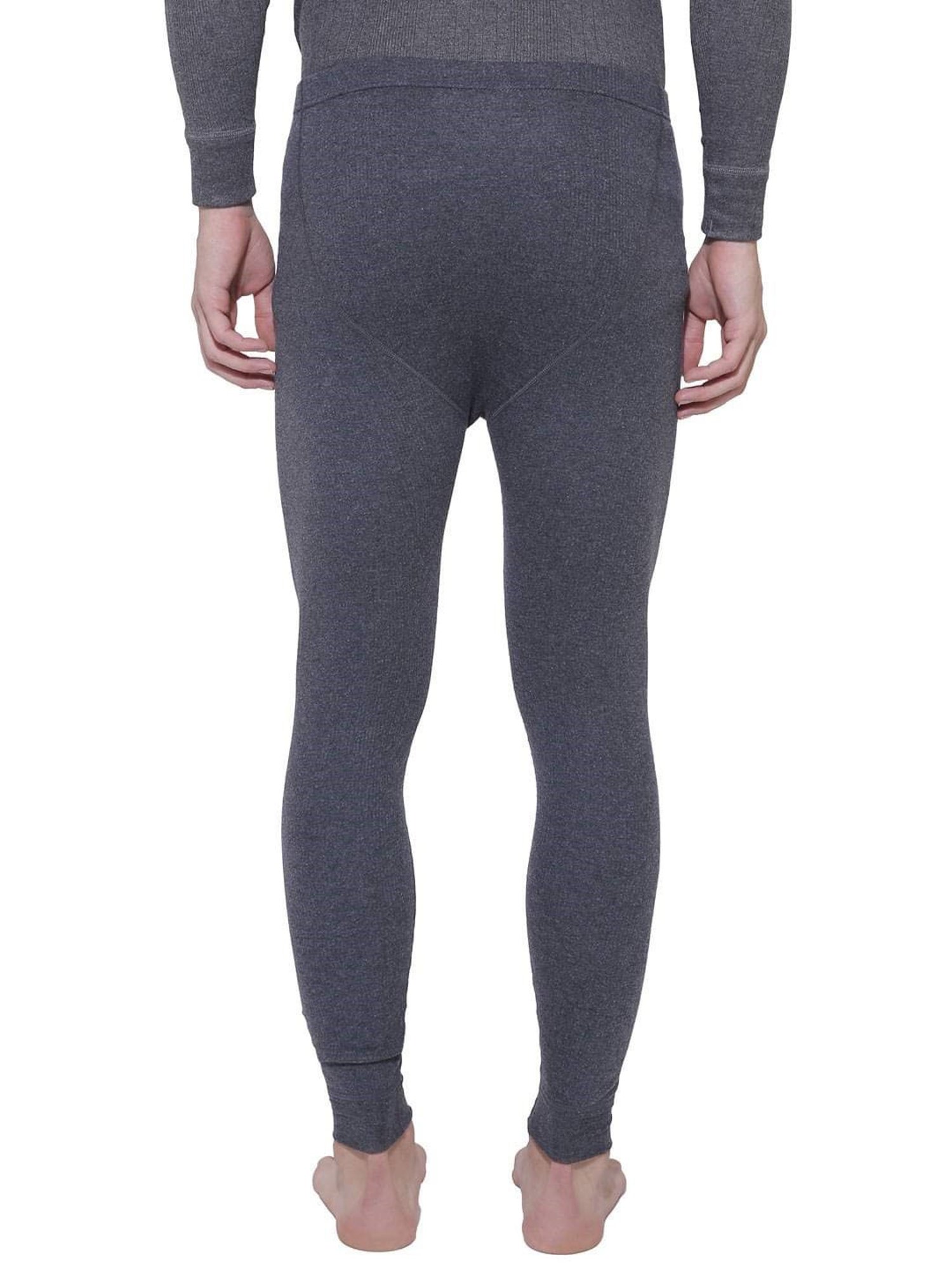 Bodycare Anthra Melange Regular Fit Thermal Bottoms