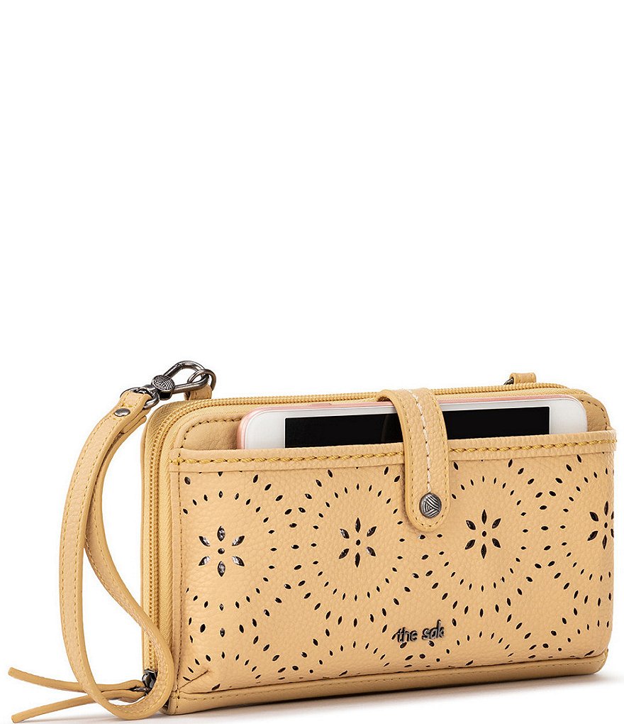 Etienne Aigner Adeline Signature Leather Wristlet Crossbody Bag