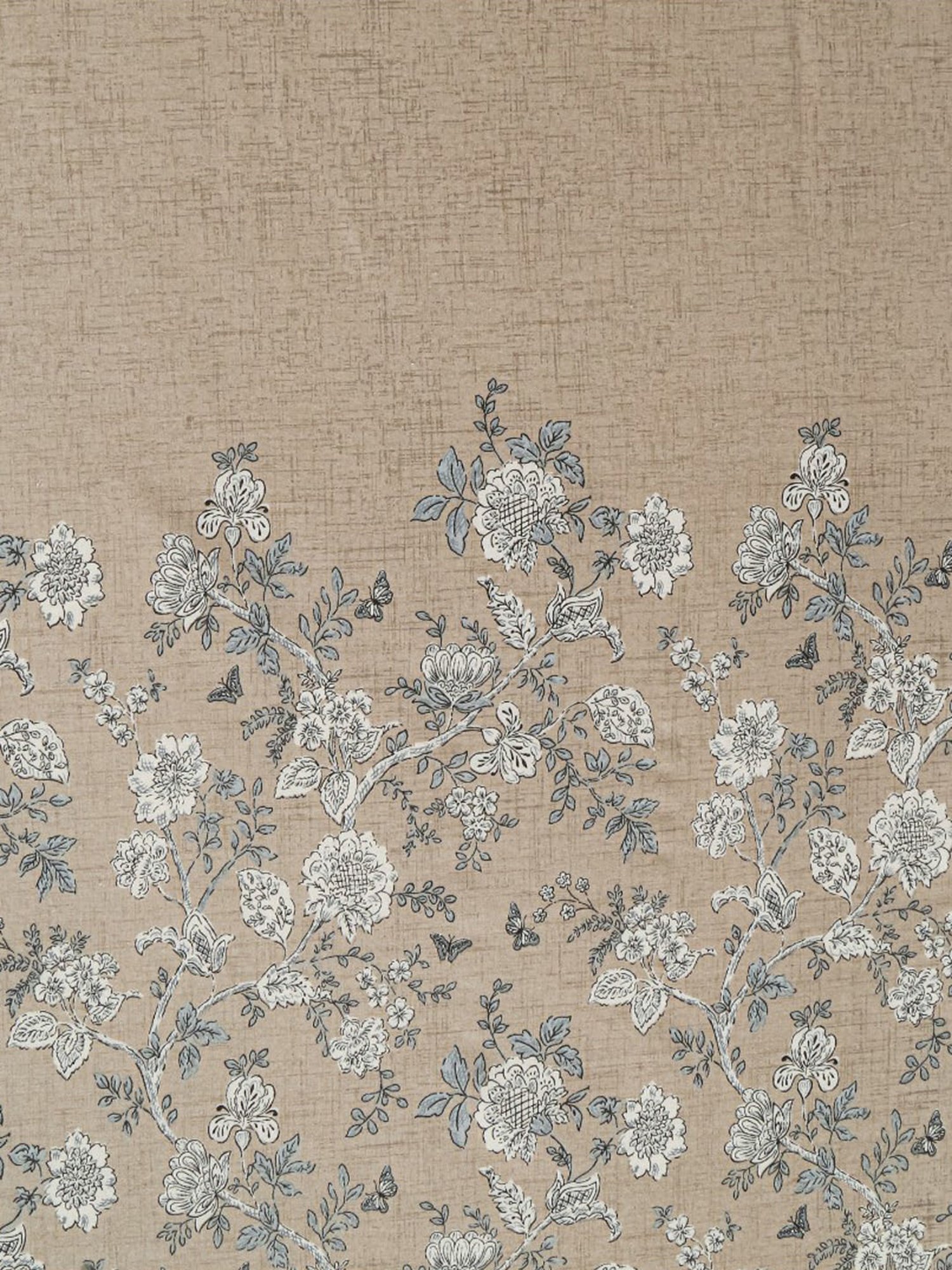 Swayam Floral Beige & Grey  160 TC Cotton Double Bedding set