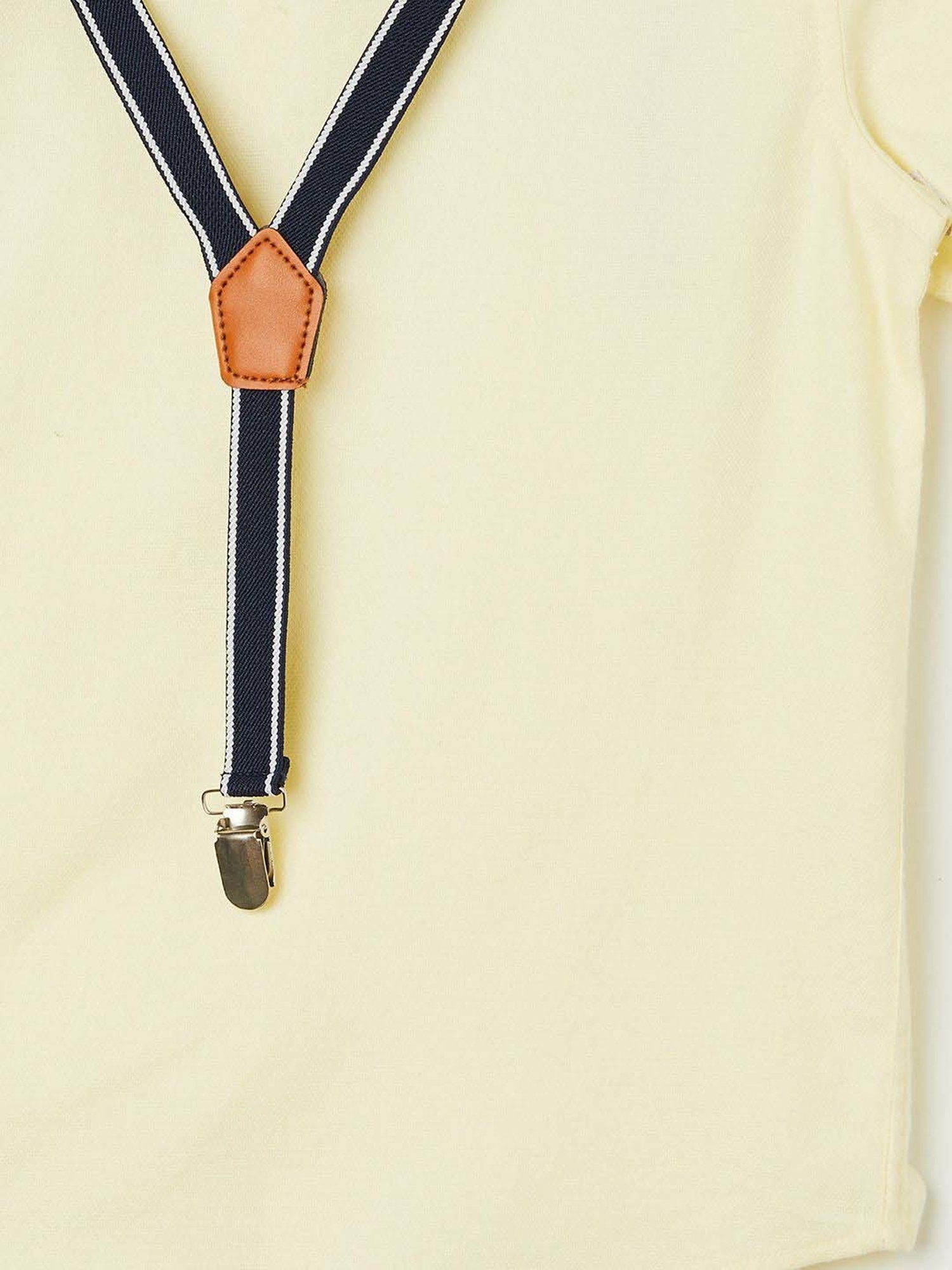 Fame Forever by Lifestyle Boys Yellow Cotton Regular Fit Shirt