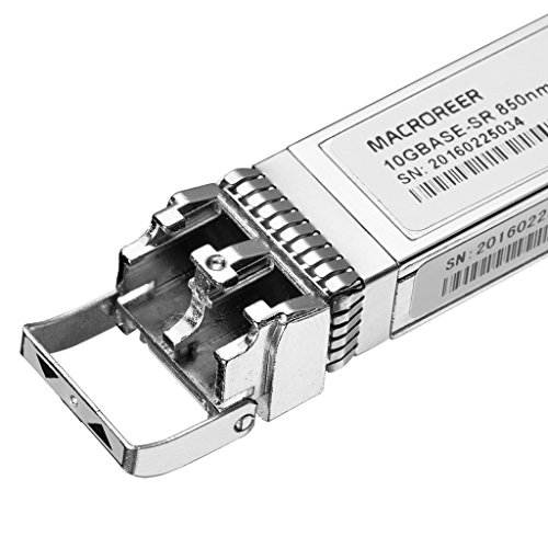 Macroreer Cisco SFP-10G-SR Compatible 10GBase-SR SFP+ Transceiver MMF 850nm 300-meter Fiber Optic Connectors Network Transceivers