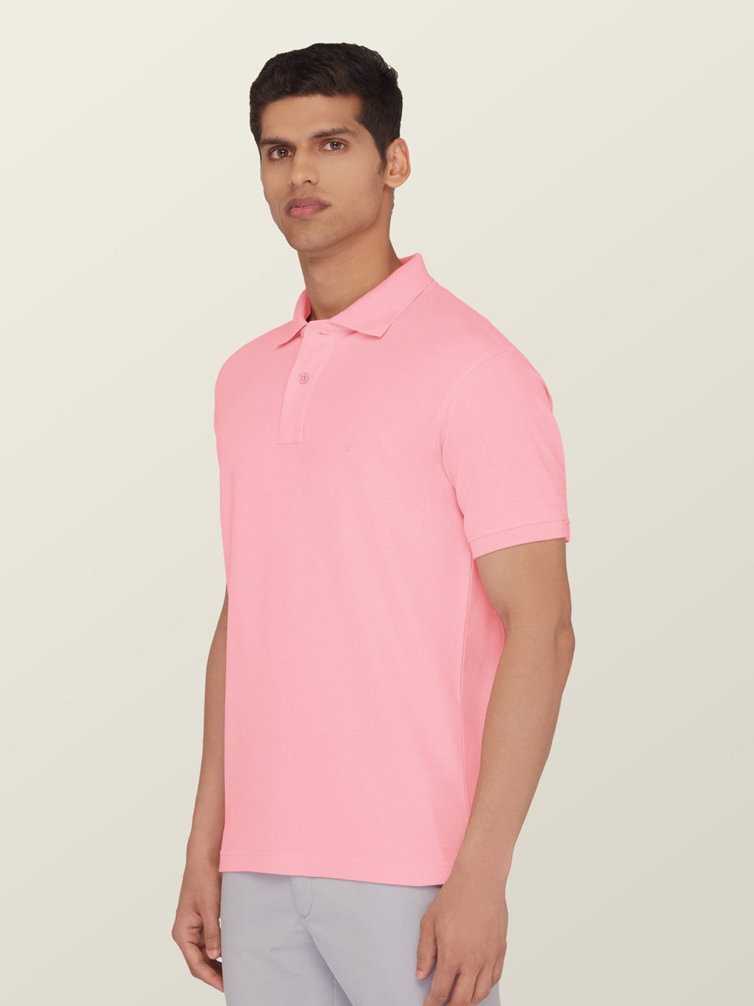XYXX Light Pink Polo T-Shirt