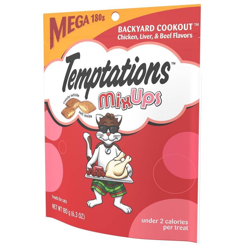 Temptations MixUps Backyard Cookout Flavor Cat Treats - 6.3oz