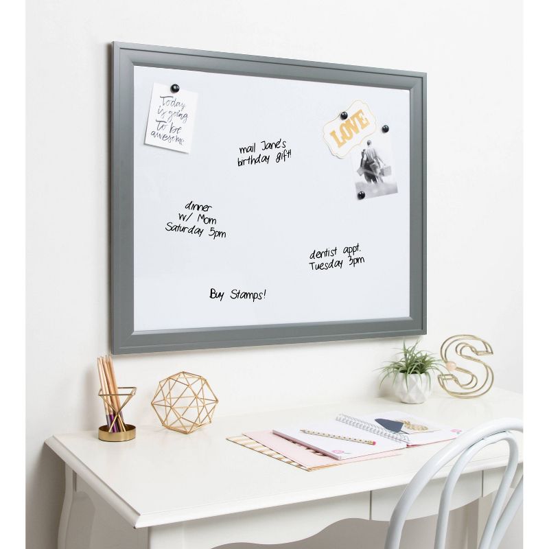 27.5" x 43.5" Bosc Chalkboard Black - DesignOvation