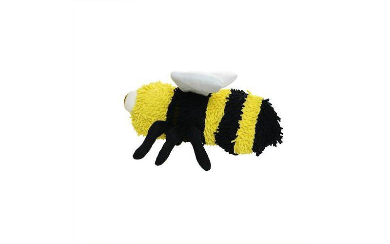 Mighty Microfiber Ball Bee Dog Toy - M