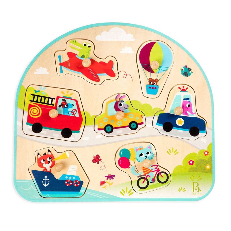 B. Vehicles on the Go Wooden Puzzle 8pc