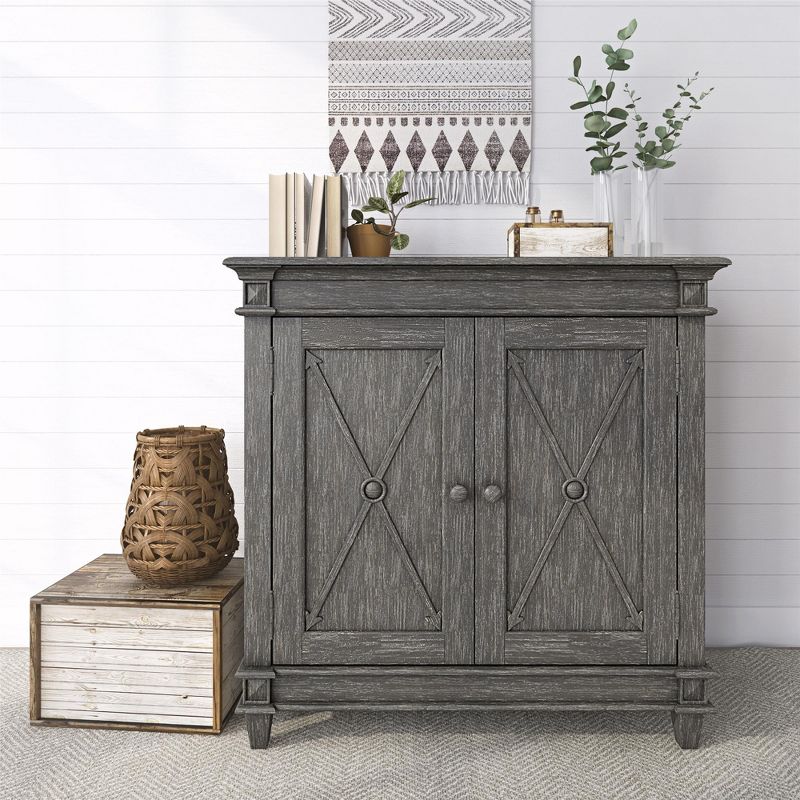 Alondra Storage Cabinet Gray - Dorel Living