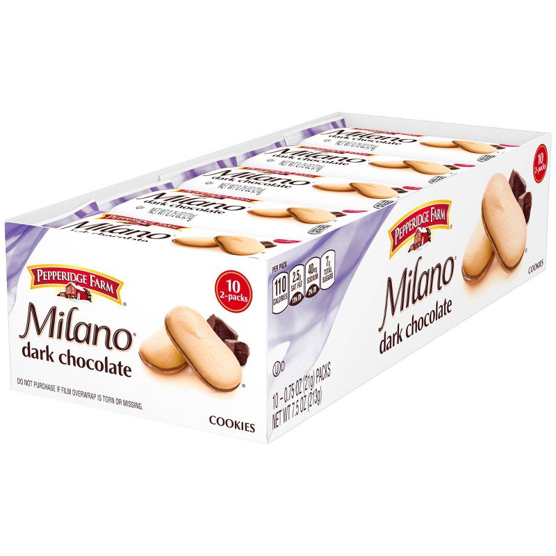 Pepperidge Farm Milano Dark Chocolate Cookies - 7.5oz/10ct