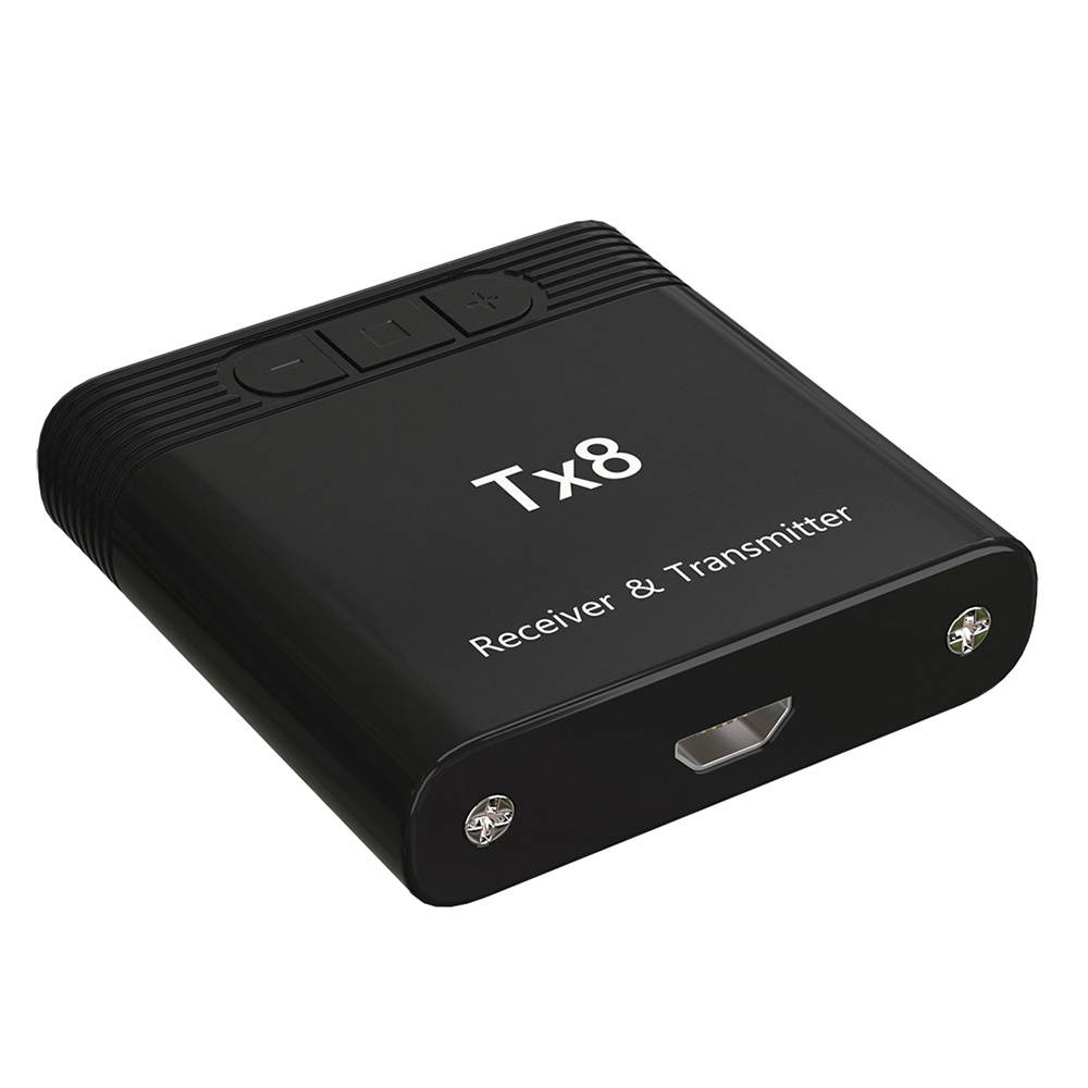 Tx8 2 in 1 Bluetooth 5.0 Transmitter Receiver Audio Adapter for TV PC Headphone MP3/MP4 Music Playback