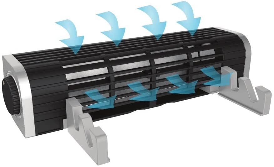 Vantec LapCool CrossFlow Fan for Laptop/Tablet/Smartphone/User with USB Bus Powered (VCF-100-BK)