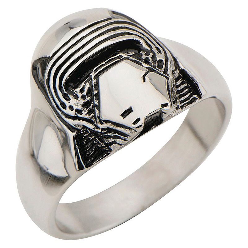 Men's Star Wars Lead Villain Kylo Ren Stainless Steel 3D Ring
