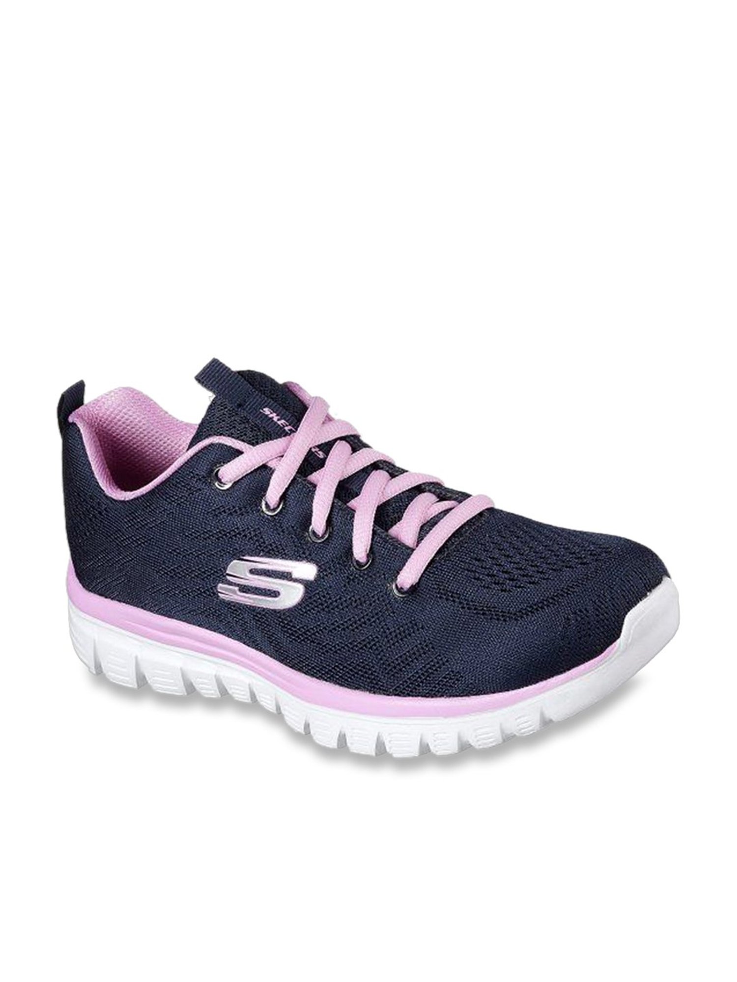 Skechers Graceful Get Connected Navy Running Shoes