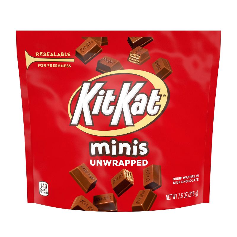 Kit Kat Milk Chocolate Unwrapped Minis - 7.6oz