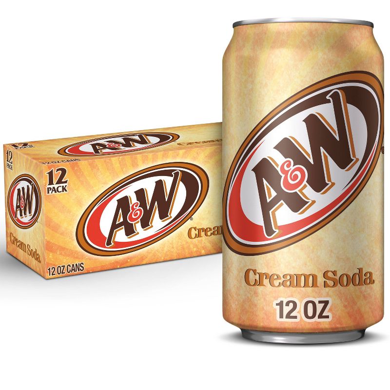 A&W Cream Soda - 12pk/12 fl oz Cans