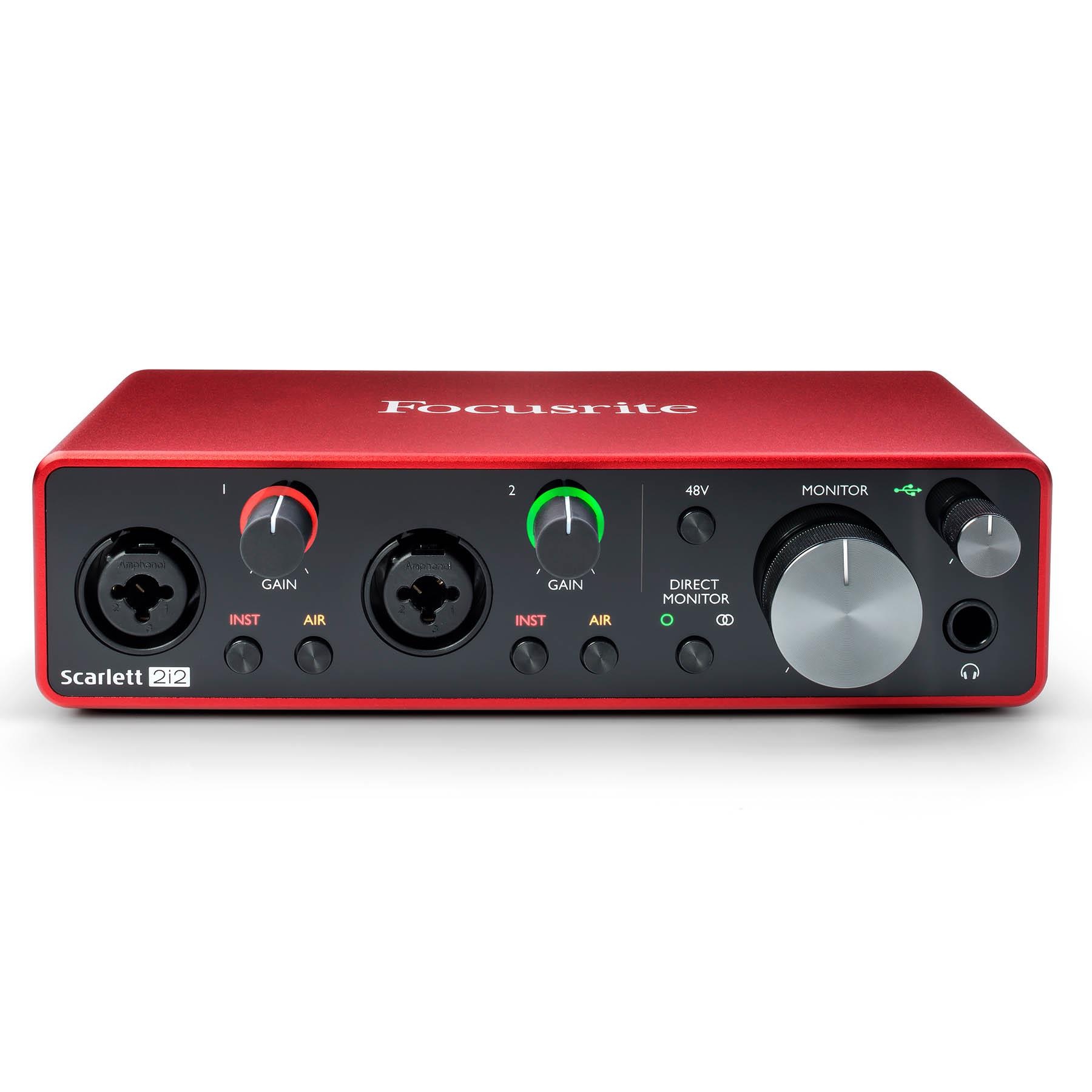 Focusrite Scarlett 2i2 3rd Generation Audio Interface