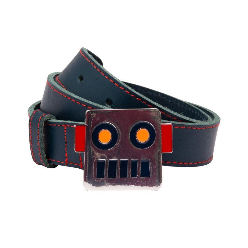 Class Club Boys Reversible Burnished-Edge Leather Belt