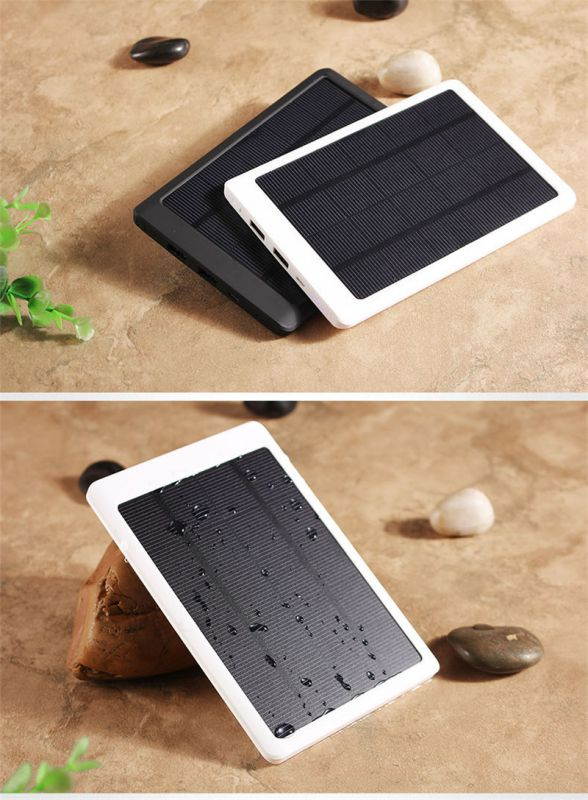 2021 Newest Style Waterproof Solar Power Bank 900000mAh With 2USB Outputs,LED Flashlight External Battery Backup For All Type Phones