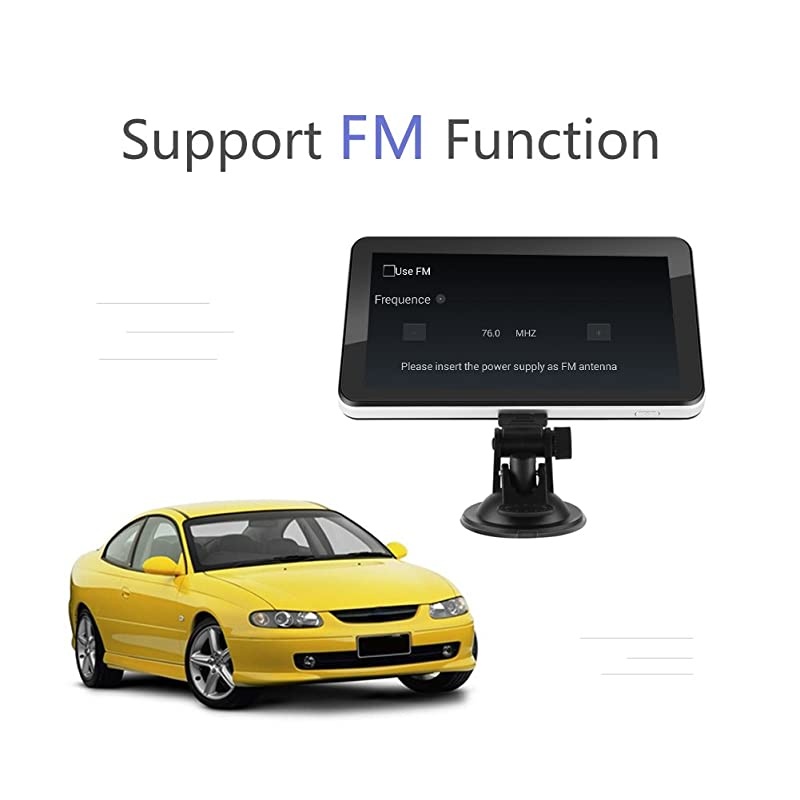 7 Inch Touch Screen GPS Navigation Maps System Device International GPS Navigator 128M 8GB FM with Lifetime Map Update for Cars Trucks VehiclesEurope