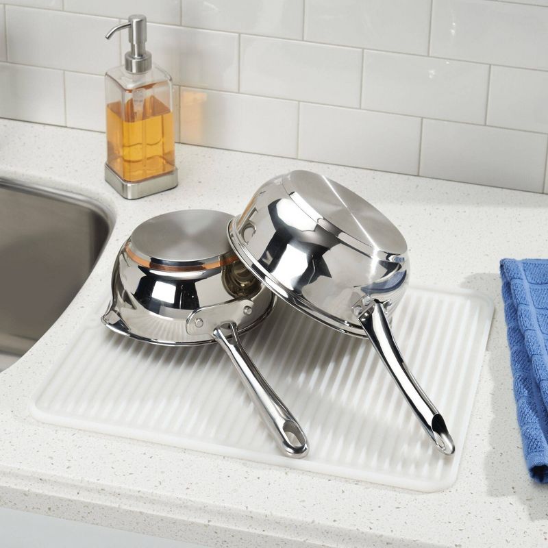 iDESIGN Lineo Large Drying Mat Clear