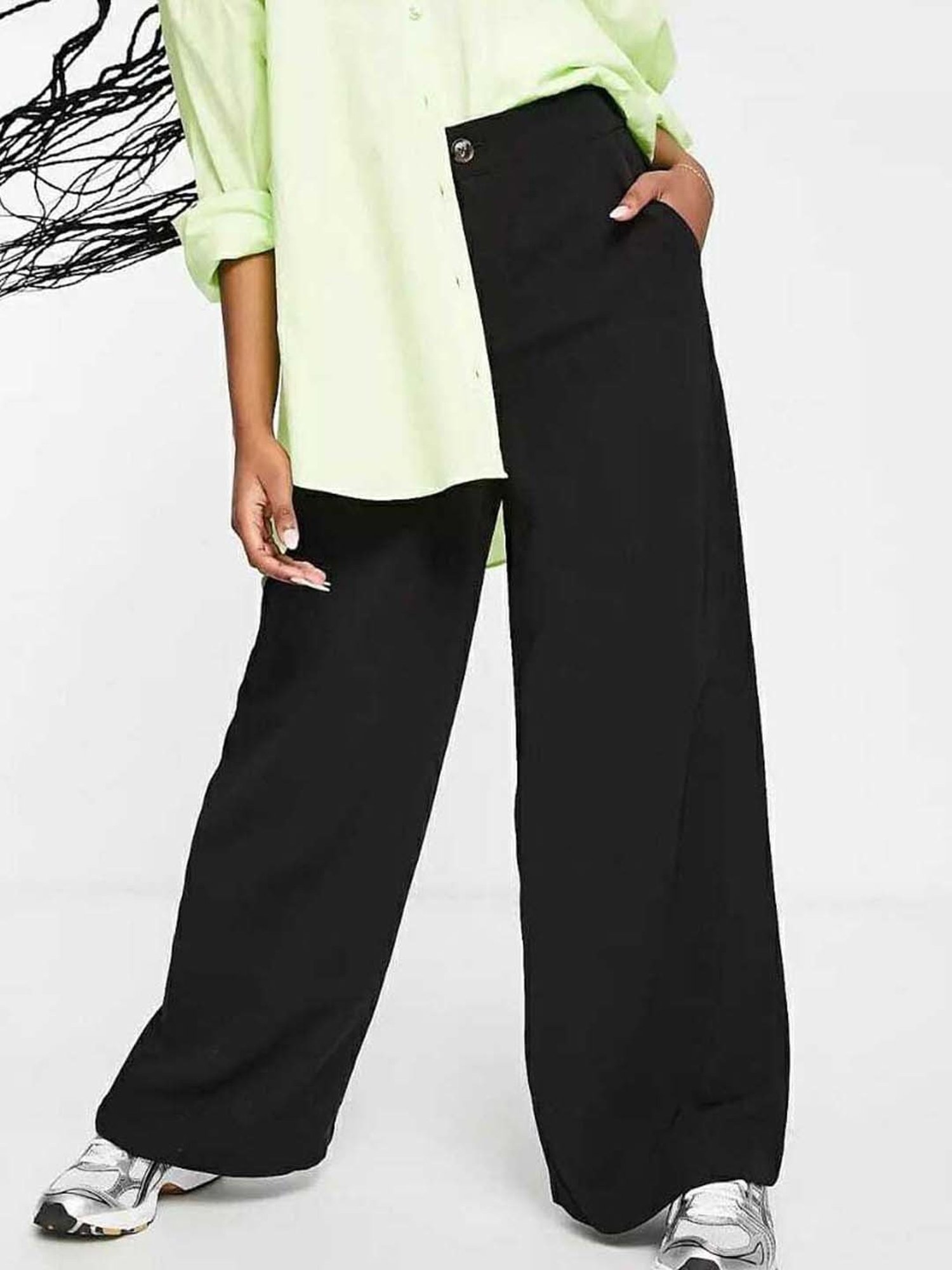 Broadstar Black High Rise Pants