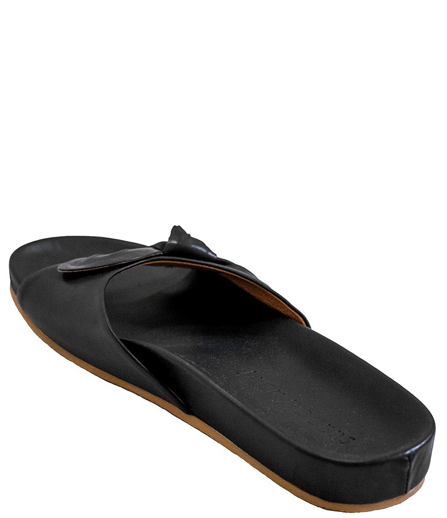 Jack Rogers Dorothy Bow Comfort Leather Slides