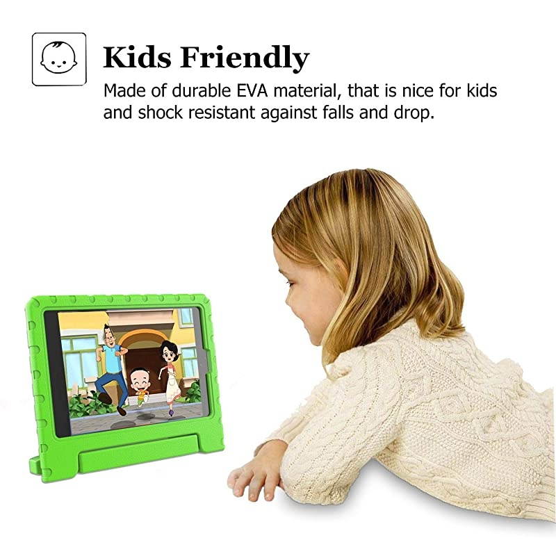 iPad 102 8th 7th Generation Case iPad 102 2020 Kids Case Light Weight Shock Proof Convertible Handle Stand Kids Friendly Case for iPad 102 inch 2019 2020 Release and Air 3 Green