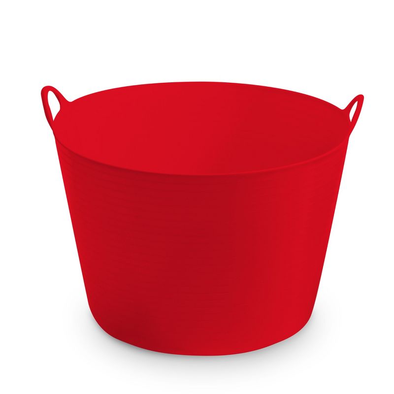 Collapsible Car Trunk Storage Box - 30L - Red/Black, Foldable Storage Bin with Lid for Car Storage, Indoor, Travel and Camping